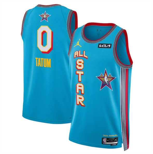 Mens 2025 All-Star #0 Jayson Tatum Light Blue Stitched Jersey Dzhi->2025 all star->NBA Jersey